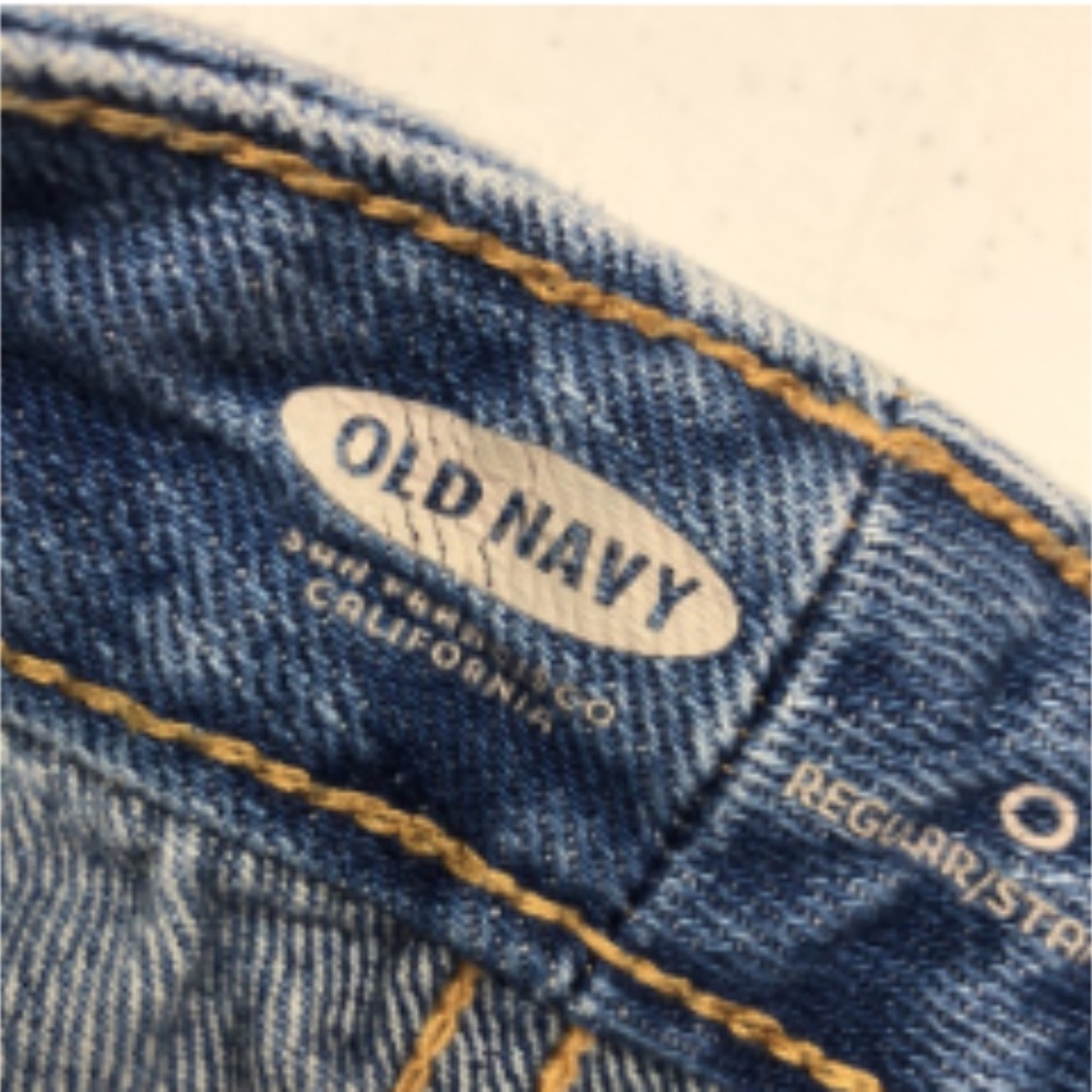 VINTAGE OLD NAVY FACTORY JEAN SHORTS 0/25 😎 - Picture 2 of 9
